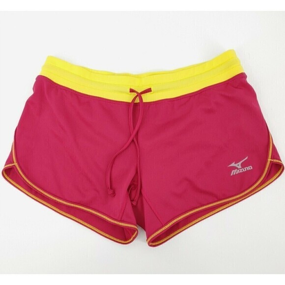 Mizuno Running Shorts XS Hot-Pink Meridian Split Inner-Brief Athleisure - Picture 1 of 11